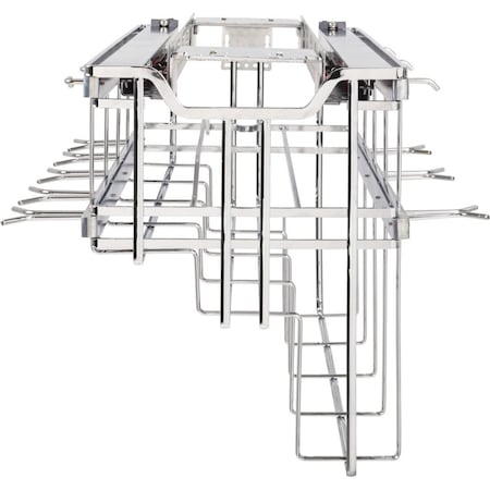 Hardware Resources Polished Chrome STORAGE WITH STYLE Soft-close Hanging Pan Pullout SWS-PO21PC